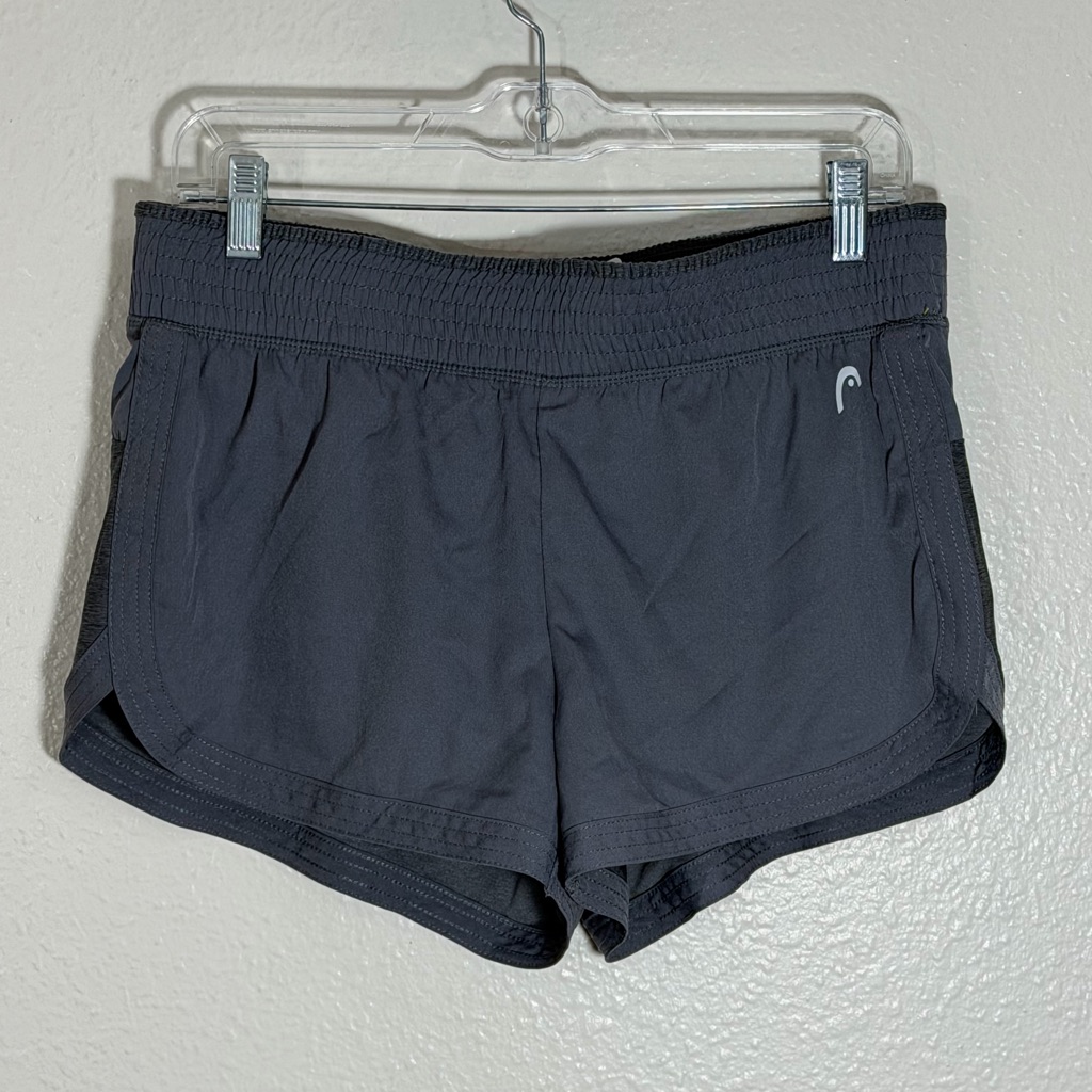Head Gray Athletic Running Shorts Size Medium